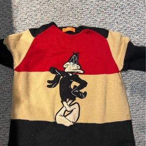 Vintage ICEBERG Daffy Duck history  collection; made in Italy; very unique piece